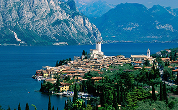 Il borgo di Malcesine sul lago di Garda