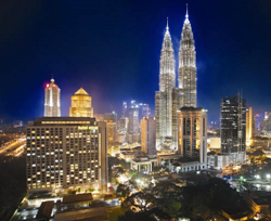 Notte a Kuala Lumpur