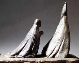 Biella. Il sacro secondo Manzù 1 Due Cardinali, 1950, argento