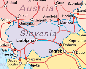 Cartina Slovenia