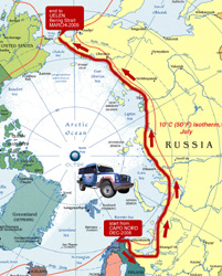 spedizione La mappa del percorso