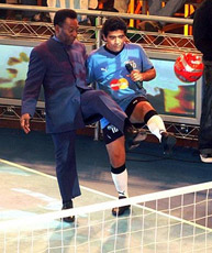 Pelè e Maradona