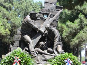 Il monumento ai marinai russi a Messina