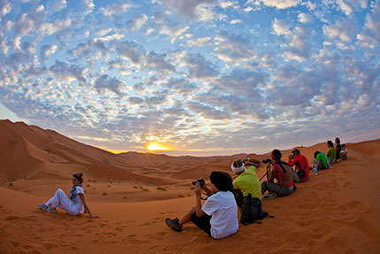 Marocco fotografi sulle dune