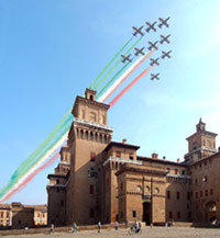 Tricolore in cielo (Foto: Massimo Baraldi)
