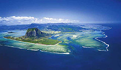 Mauritius, veduta aerea