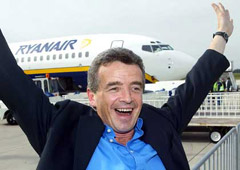 Michael O'Leary, presidente di Ryanair