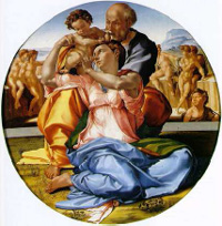 Tondo Doni, Museo degli Uffizi, Firenze