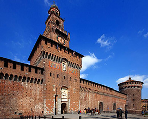 Milano, il Castello Sforzesco