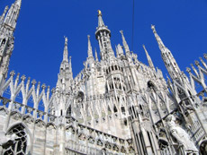 Le guglie del duomo milanese