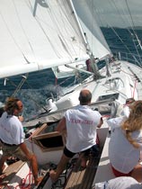 Primavera in barca a vela