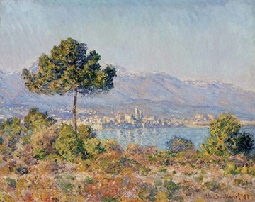 Monet e il paesaggio tra Verona e Vicenza 4 Claude Monet, Antibes vista dal Plateau Notre-Dame, 1888