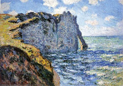 Claude Monet - La scogliera di Aval, Etretat, © The Israel Museum by Max Richardson