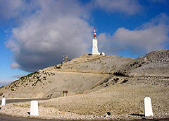 Mont Ventoux, monte Ventoso, in Provenza