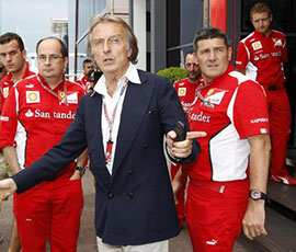 Luca di Montezemolo a Silverston nel 2012