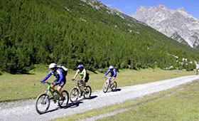 In Mountain Bike in Valdidentro