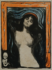 Edvard Munch, Madonna, 1896, litografia, Ars Longa, Collezione Vita Brevis © The Munch Museum / The Munch-Ellingsen Group by SIAE 2013