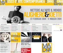 L'home page del nuovo sito