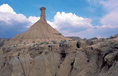 Il paesaggio desertico di las Bardenas Reales