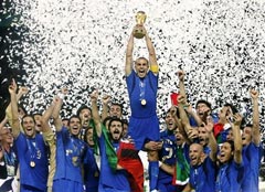 La Nazionale festeggia la vittoria