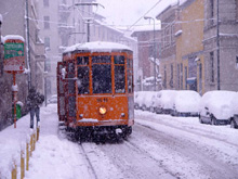 Milano sotto la neve