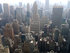 Una veduta della metropoli