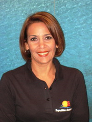 Neyda Garcia, direttrice dell'Ente del turismo della Repubblica Dominicana