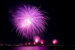 Fuochi d'artificio per la Notte Rosa