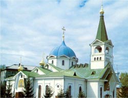 La cattedrale di Novosibirsk