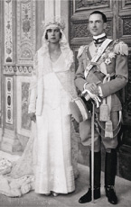 Le nozze del principe di Piemonte Umberto di Savoia con la principessa del Beglio Maria José. Roma. Quirinale 1930
