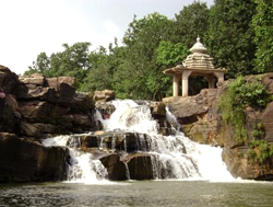 Una cascata nello stato dell'Orissa 