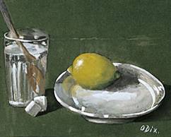 Otto Dix, Natura morta con limone, 1905-1906