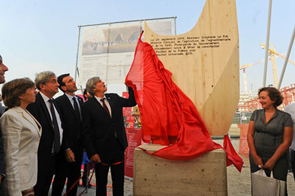 La Francia a Expo 2015: la prima pietra è ... un tassello di legno