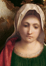 Pala di Giorgione, dettaglio