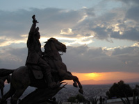 Monumento a Pancho Villa a Zacatecas in Messico