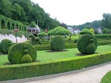 Le siepi ordinate del parco topiario di Durbuy 