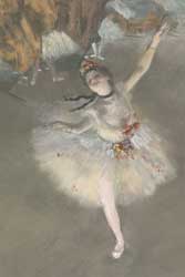 Edgar Degas, Ballet, dit aussi l'étoile. © RMN (Musée d'Orsay) / © Hervé Lewandowski