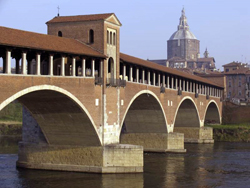 Pavia, Ponte coperto