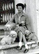 Alla Guggenheim Collection con i bambini 4 Peggy Guggenheim a Venezia nel 1949