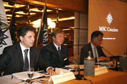 Domenico Pellegrino, direttore generale Msc, e Pierfrancesco Vago, amministratore delegato Msc