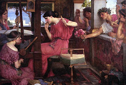 John William Waterhouse, Penelope e la tela (1912)