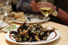 Sines Un piatto di "percebes"