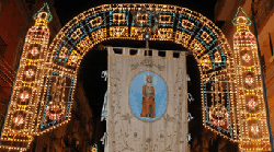 Luminarie per la festa