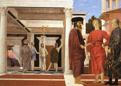 Piero della Francesca, La Flagellazione
1455-1460. Galleria Nazionale delle Marche, Urbino