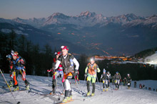 Pila, tre giorni di gare di scialpinisimo