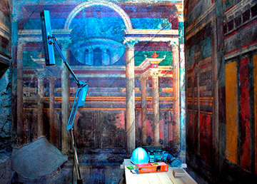 Il laser salva gli affreschi di Pompei