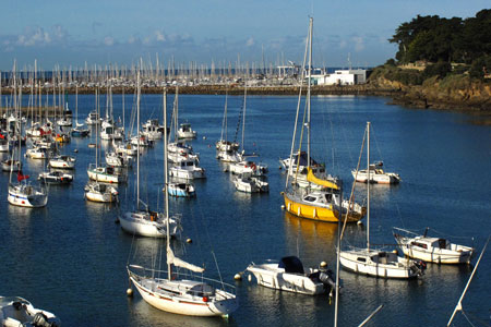 Da Nantes a Pornic nel Castello di Barbablù 1 Il porto a Pornic