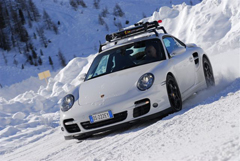 In Porsche fino a Courmayeur