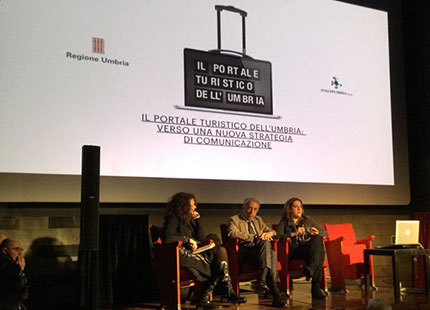 Nuovo portale turistico della Regione Umbria 4 Durante la presentazione del nuovo portale turistico della Regione Umbria