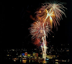 Notte di fuochi (Foto: Ente del turismo di Portorose)